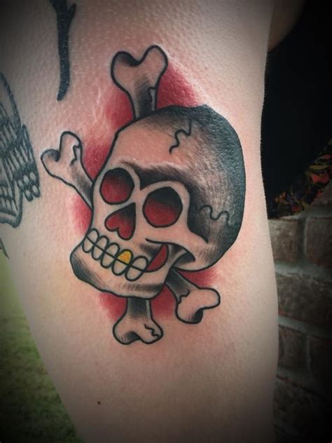 crossbones tattoo|101 Best Traditional Skull Tattoo Ideas You Have To See To  .